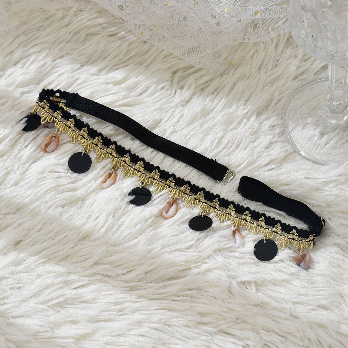 Lace Black Leg Garter