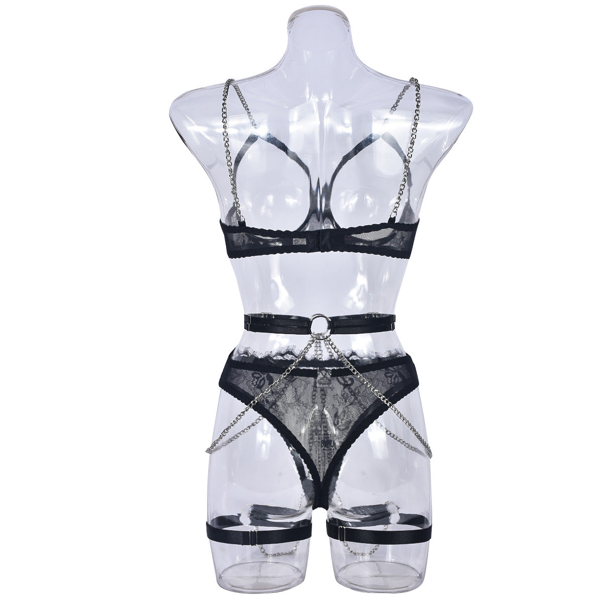 Sheer Cupless Lingerie