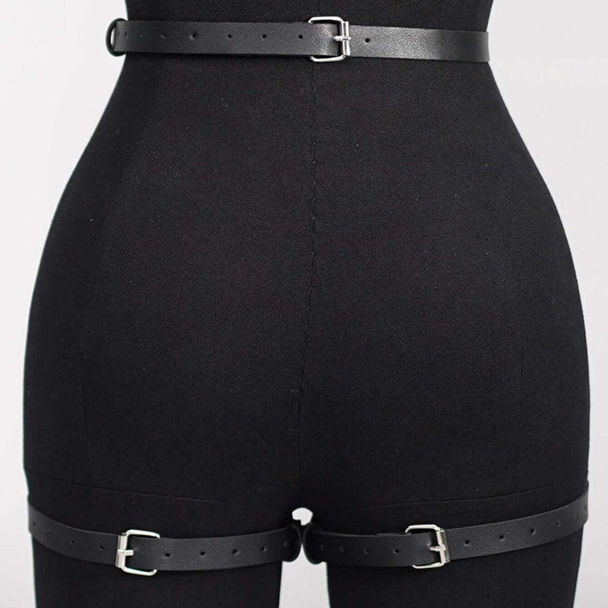 Black Thigh Harness