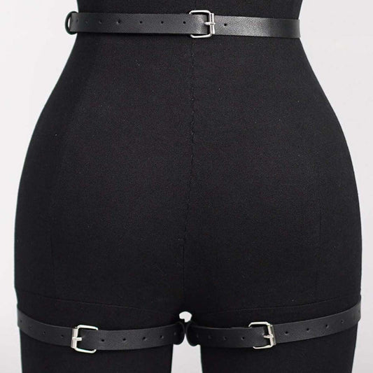 Black Thigh Harness