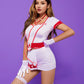 Latina Sexy Nurse And Doctor Costumes Lingerie Role Playing Dress Submissive