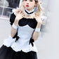 Slutty Sexy See Thru Dress Maid Lingerie Outfit Anime Cosplay Costume