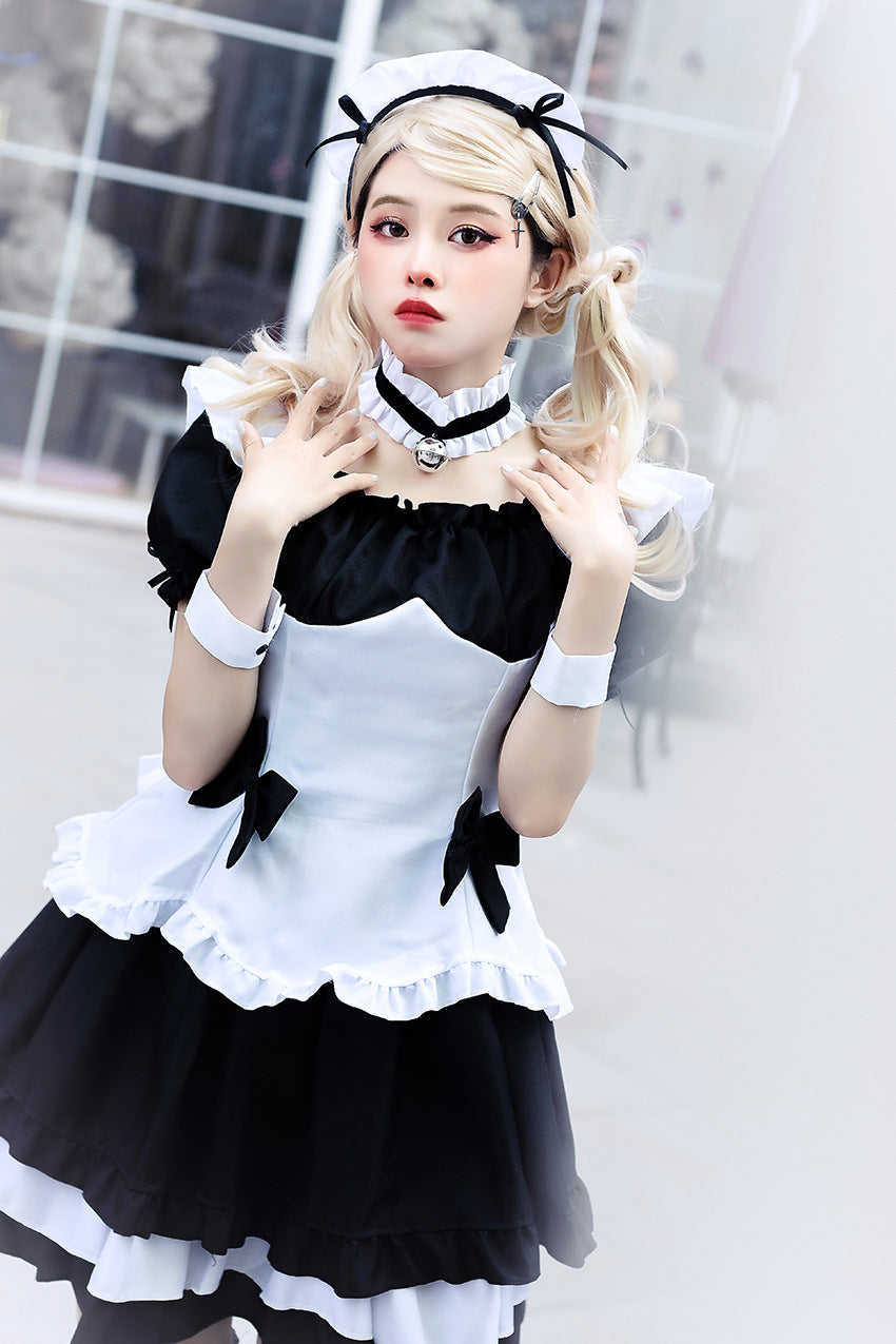 Slutty Sexy See Thru Dress Maid Lingerie Outfit Anime Cosplay Costume