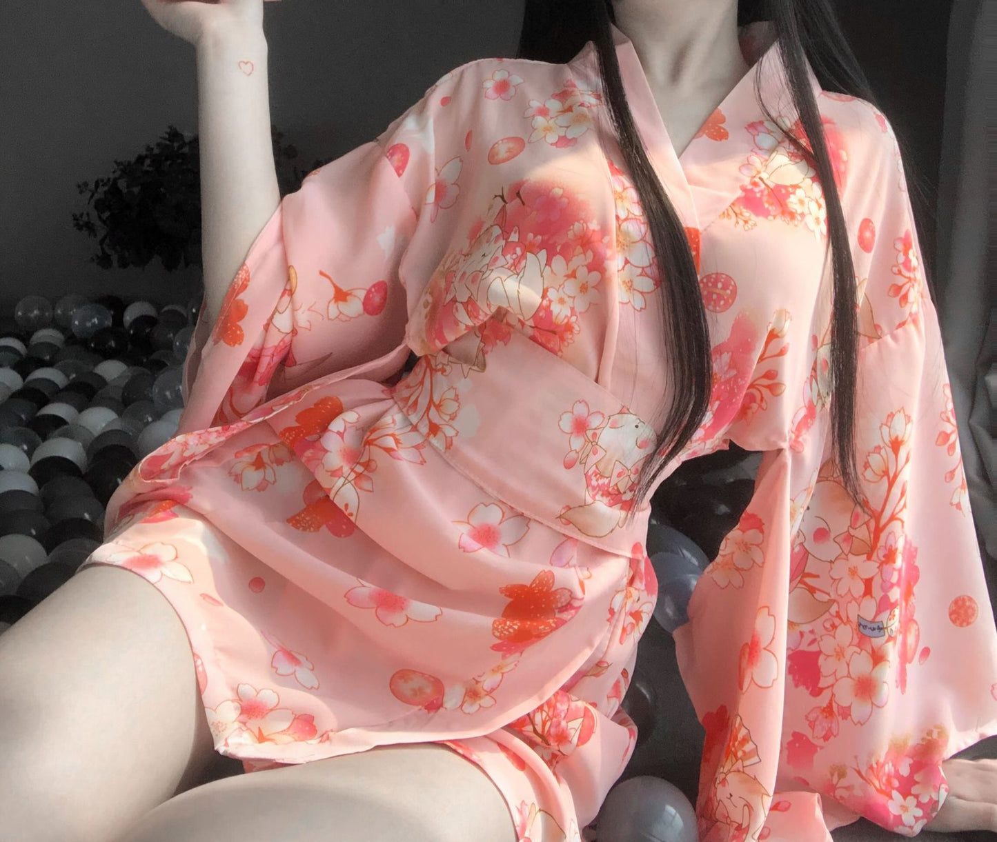 Sexy Silk Kimono