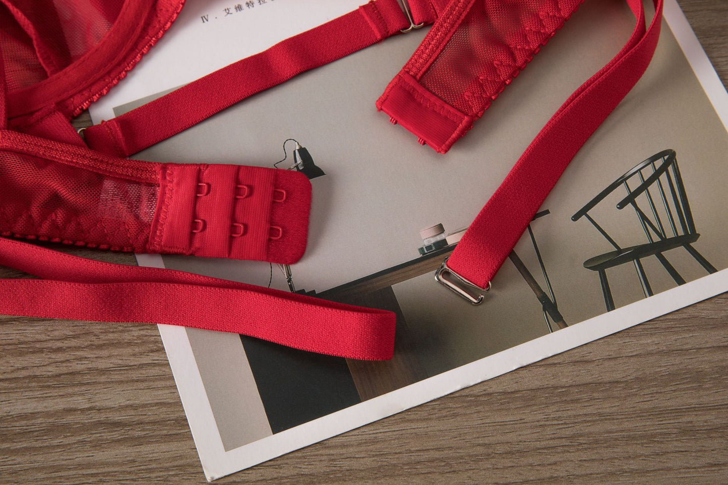 Snow White Harness Lingerie