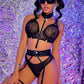 Couples Revealing Strappy Harness Lingerie Set