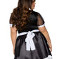 Plus Size Revealing Sexy Milk Maid Costume Latina Lingerie Anime Dress Nasty