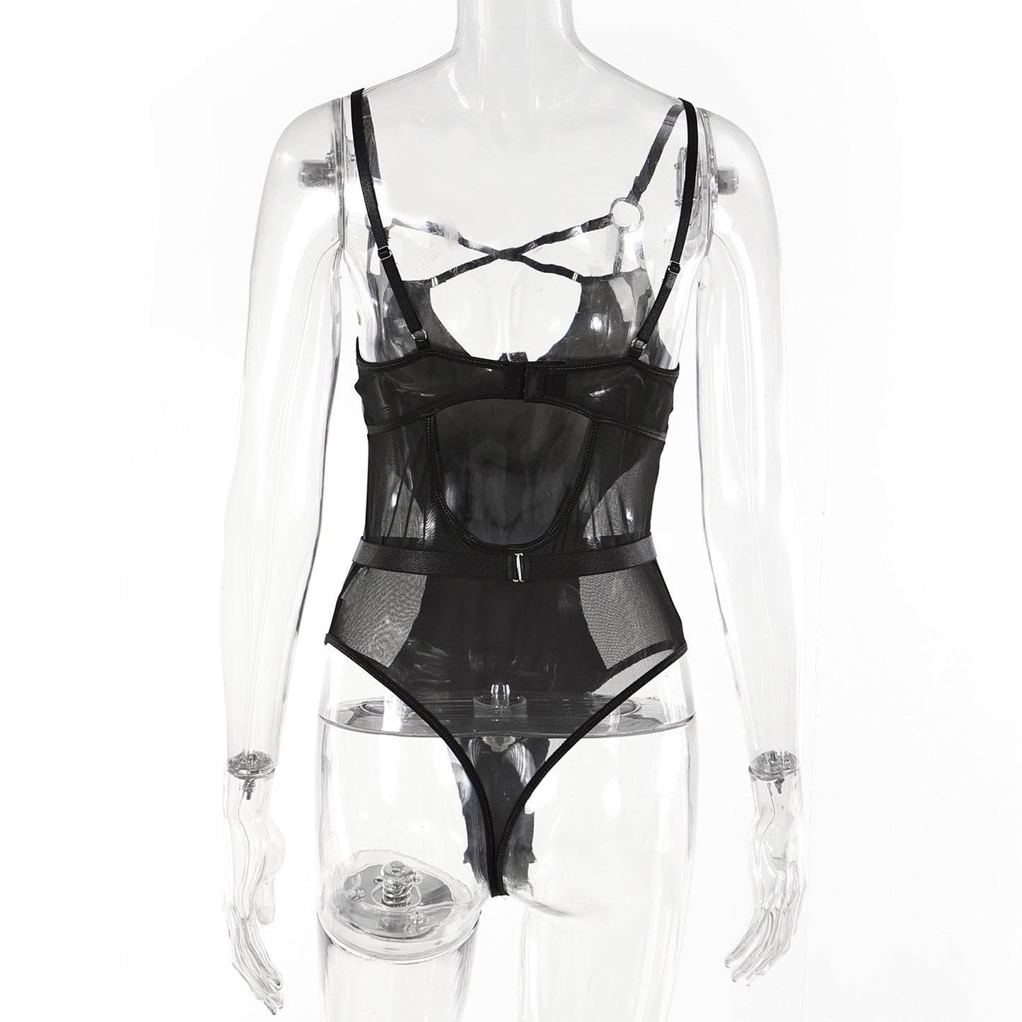 Leather Bustier Bodysuit