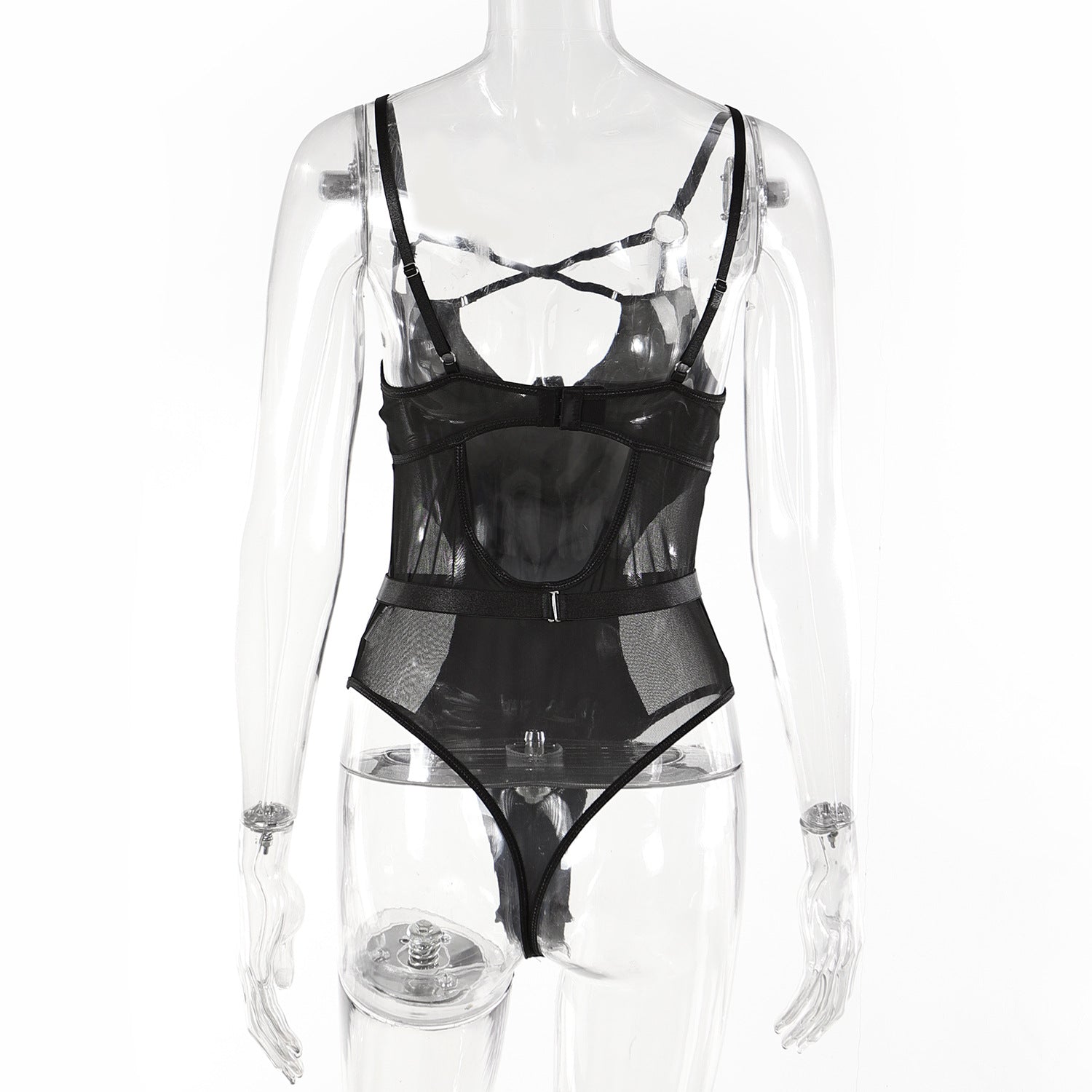 Leather Bustier Bodysuit