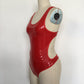 Intimate White Leather Bodysuit Nasty Bdsm Leather Lingerie Red Teddy Fetish