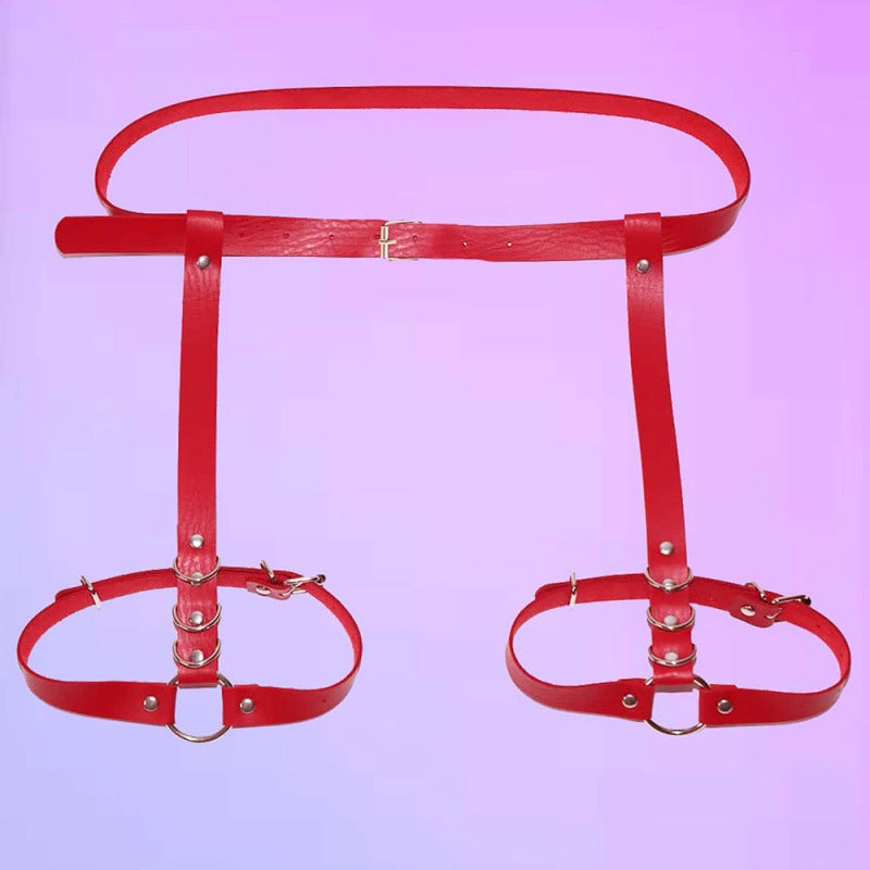 Bdsm Legs To Head Harness