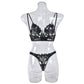 Nasty See Through Lingerie Women Set Slutty Bra & Panty