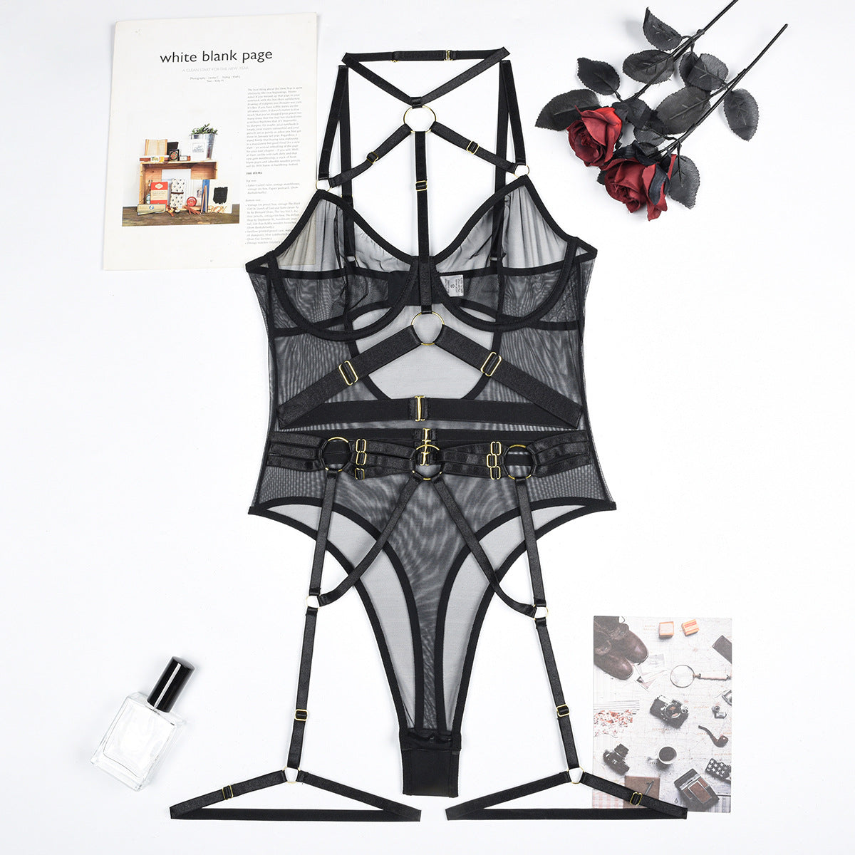 Harness Bodysuit Lingerie