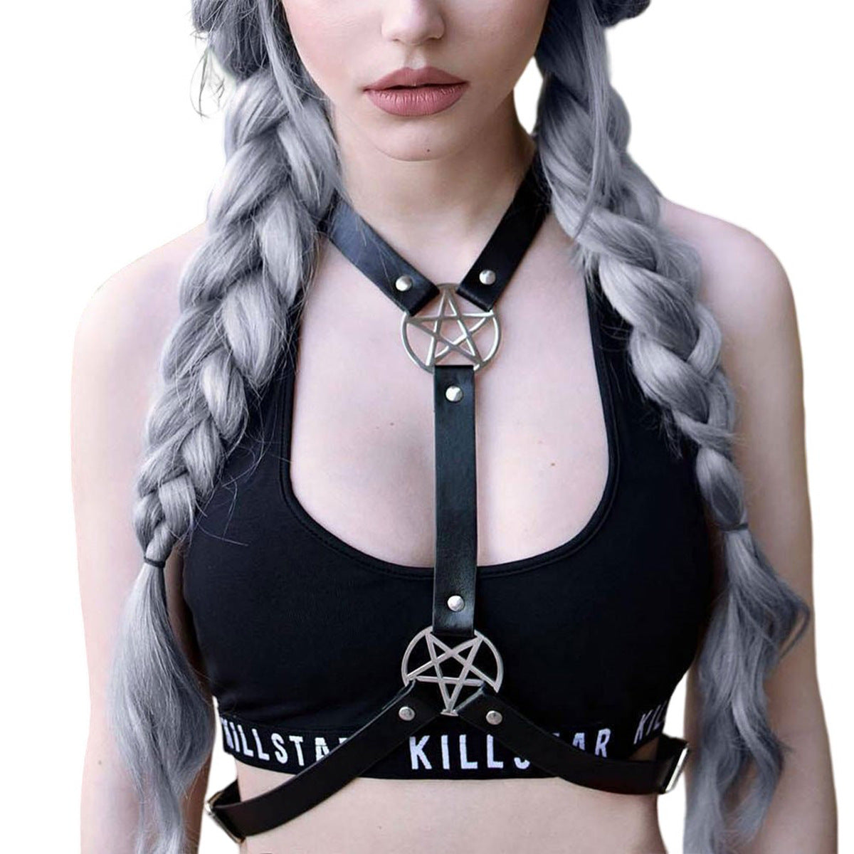 Red Harness Bralet