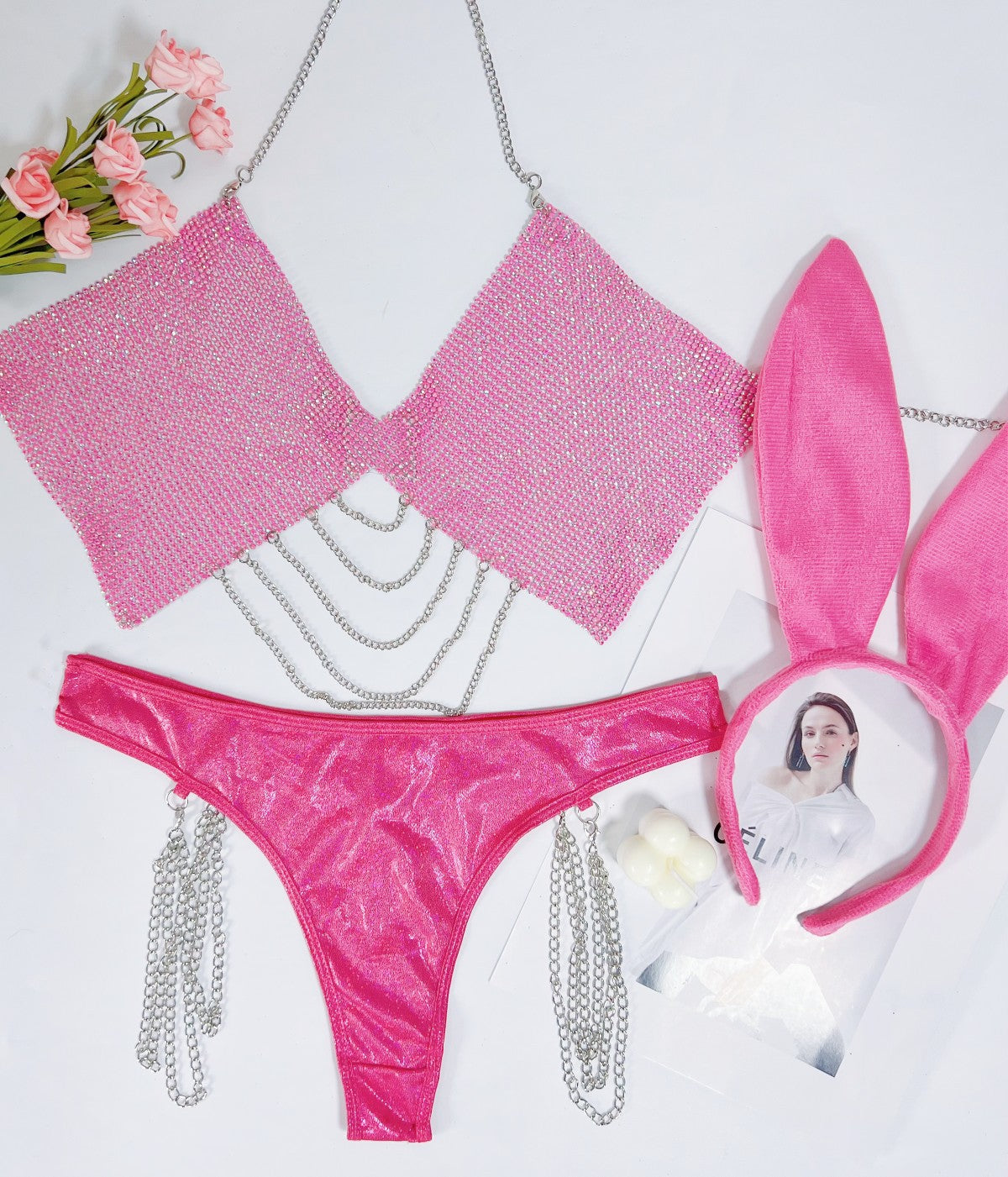 Easter Bunny Lingerie Set