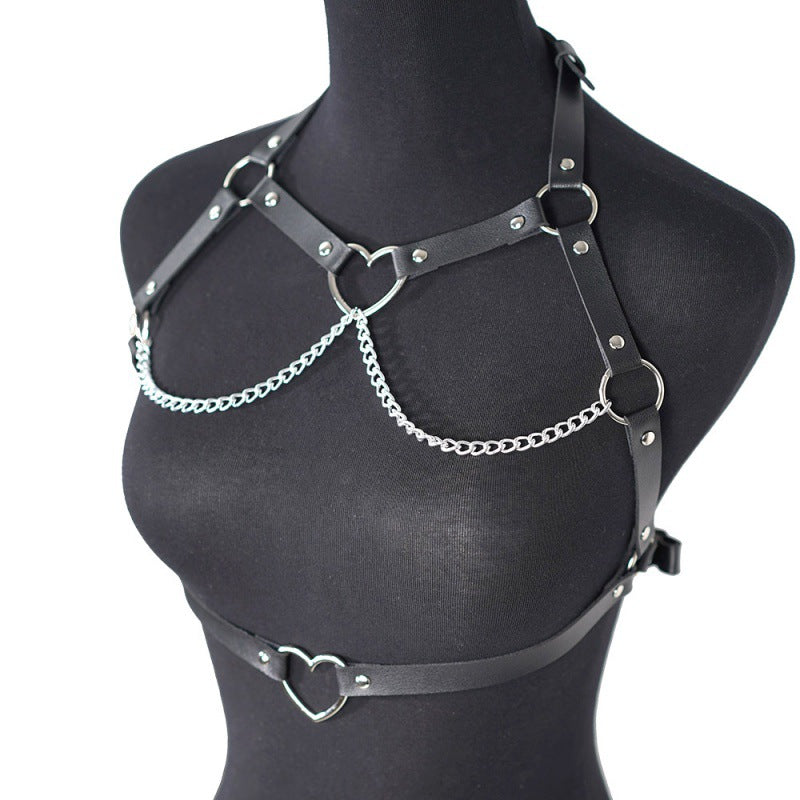 Leather Harness Bralet