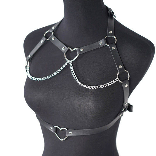 Leather Harness Bralet