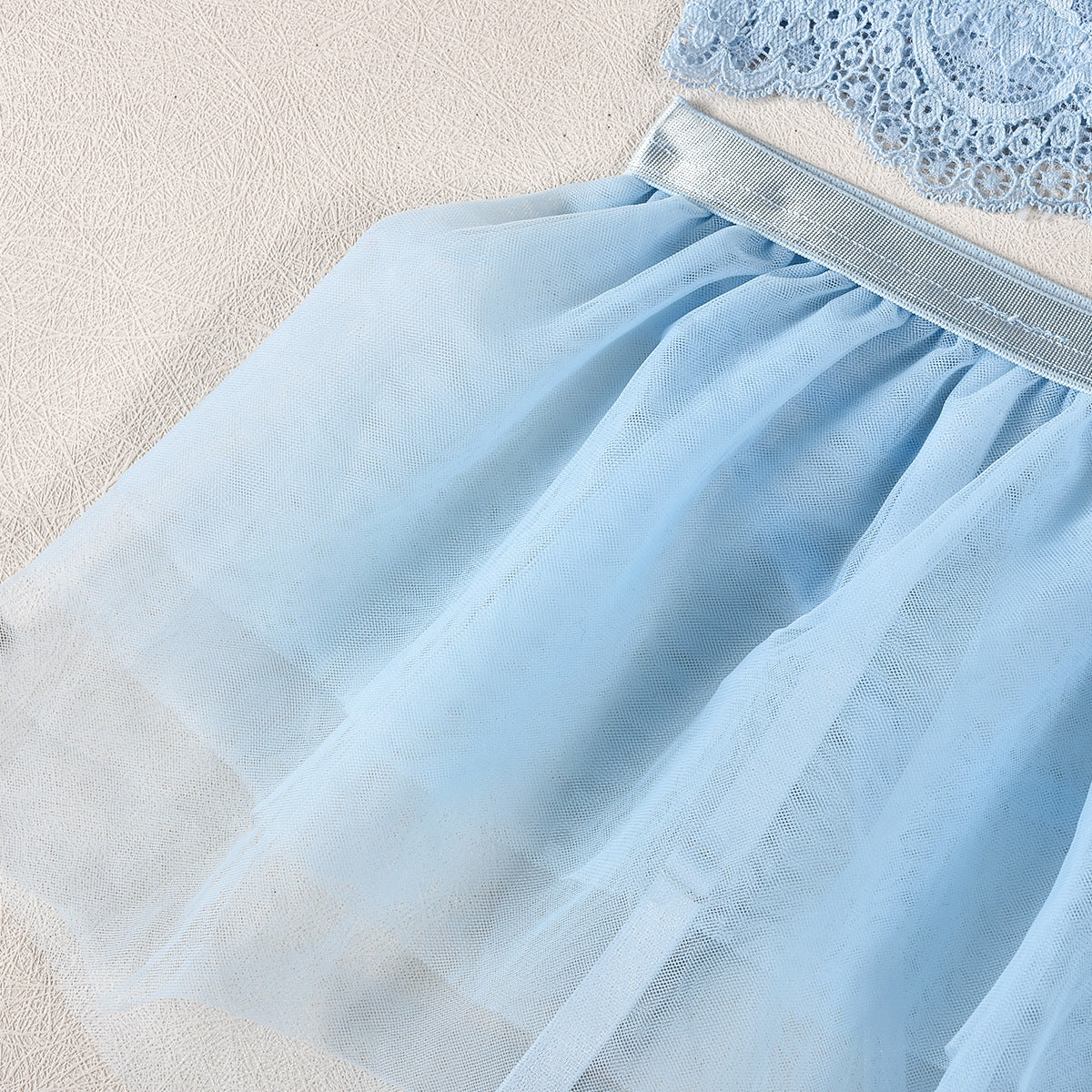 Baby Blue Lace Sheer Lingerie