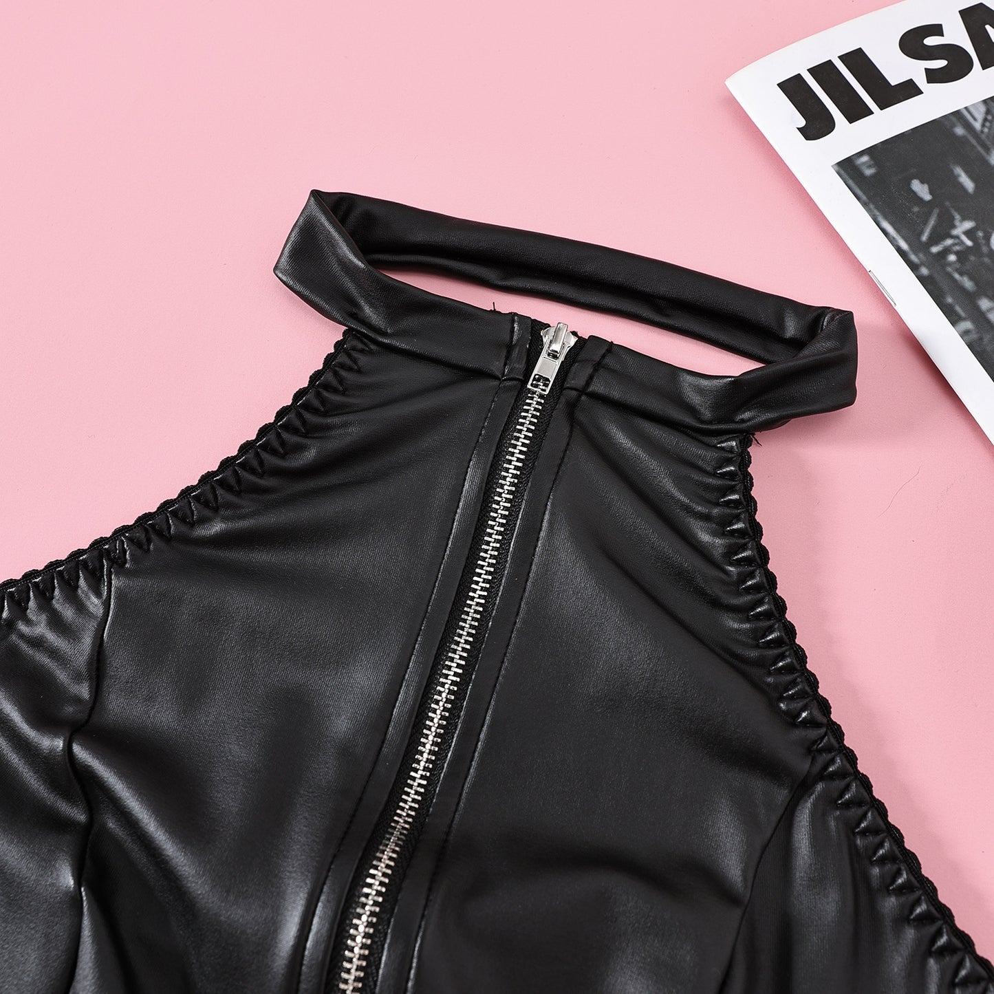 Leather Unitard