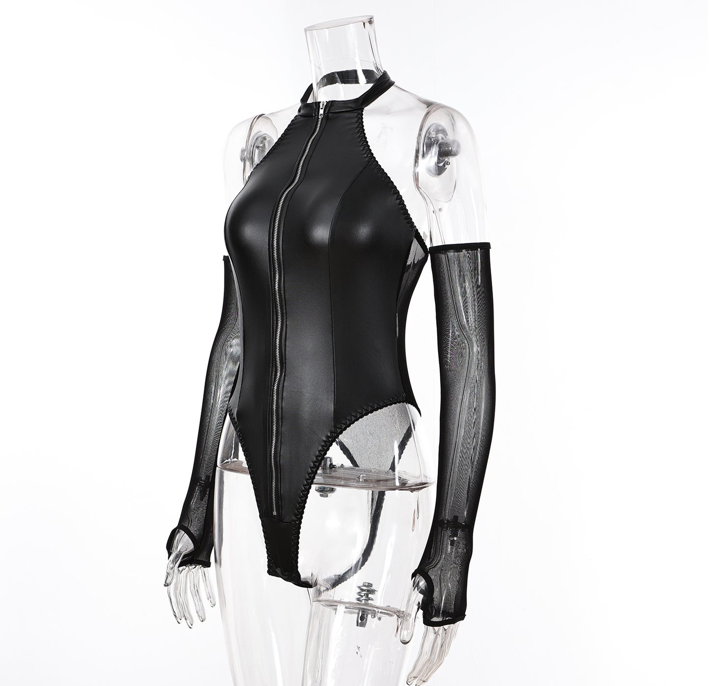 Leather Unitard