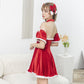 Intimate Sexy Female Christmas Costumes Submissive Lingerie Cosplays Dress Nasty