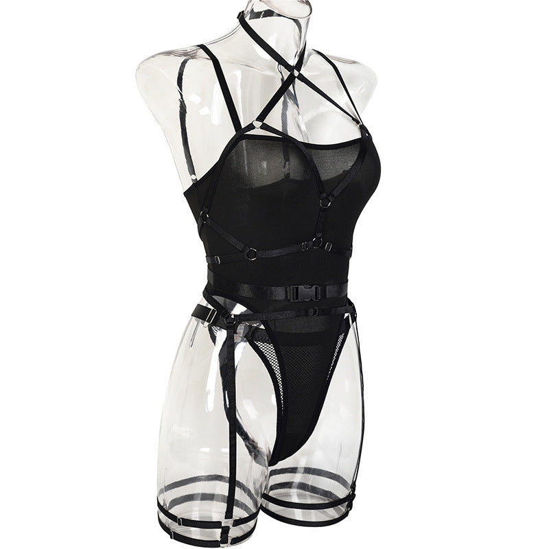 Sexy Lace Bodysuits Bdsm Lingerie Women Teddy Choker