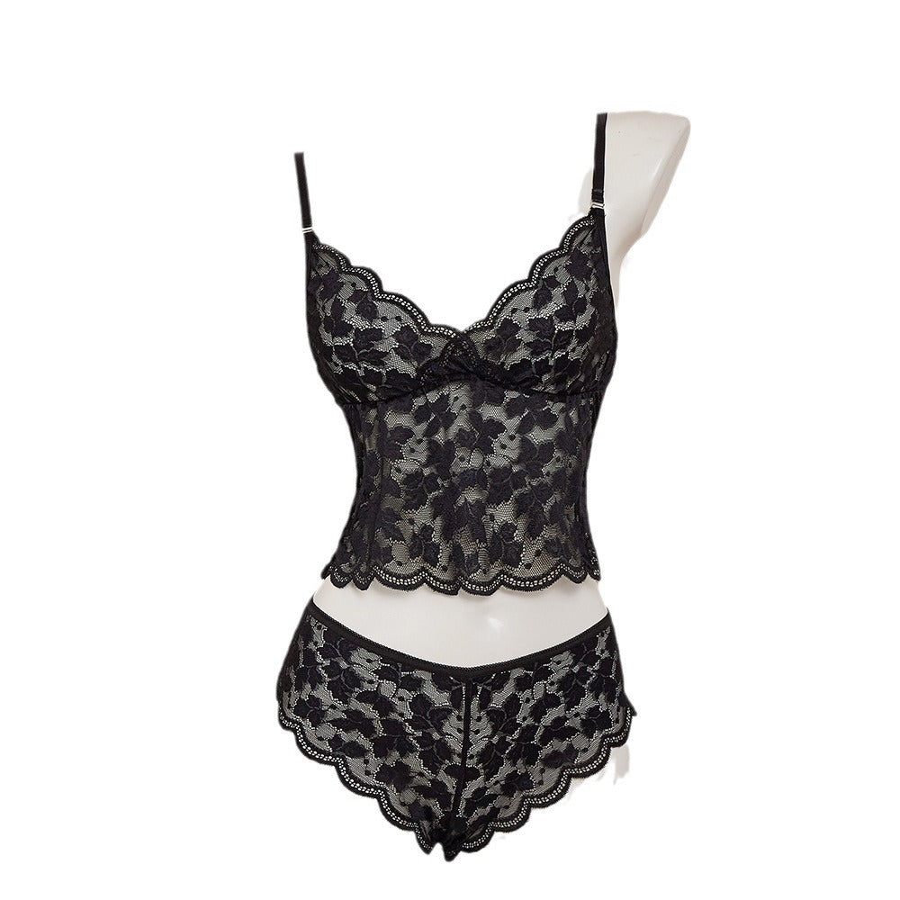 Sexy Sheer Lingerie Lace Top