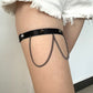 Chubby Garter Leg Submissive Bondage Harness Lingerie