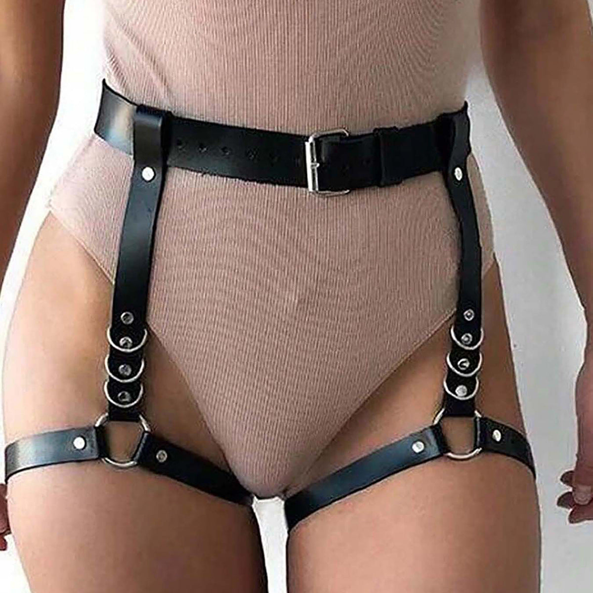 Thigh Leather Harness Female Female