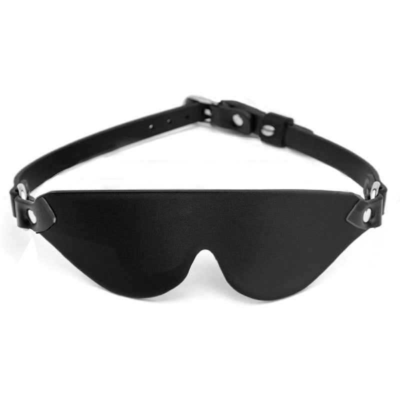 BDSM leather Blindfold