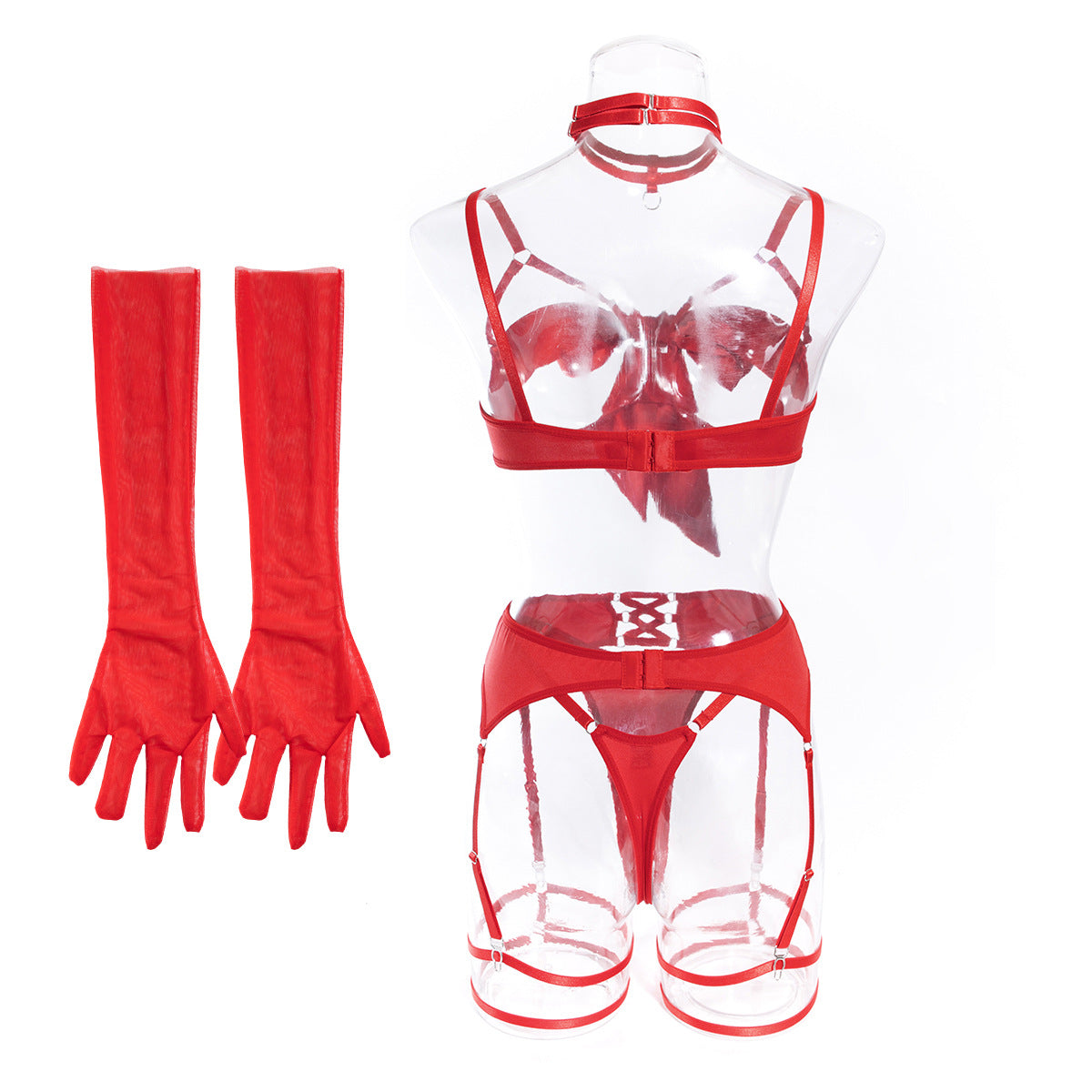 Bow Harness Lingerie