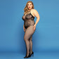 Plus Size Nasty Sexy Fishnet Lingerie Slutty White Bodystocking Bodysuit Revealing