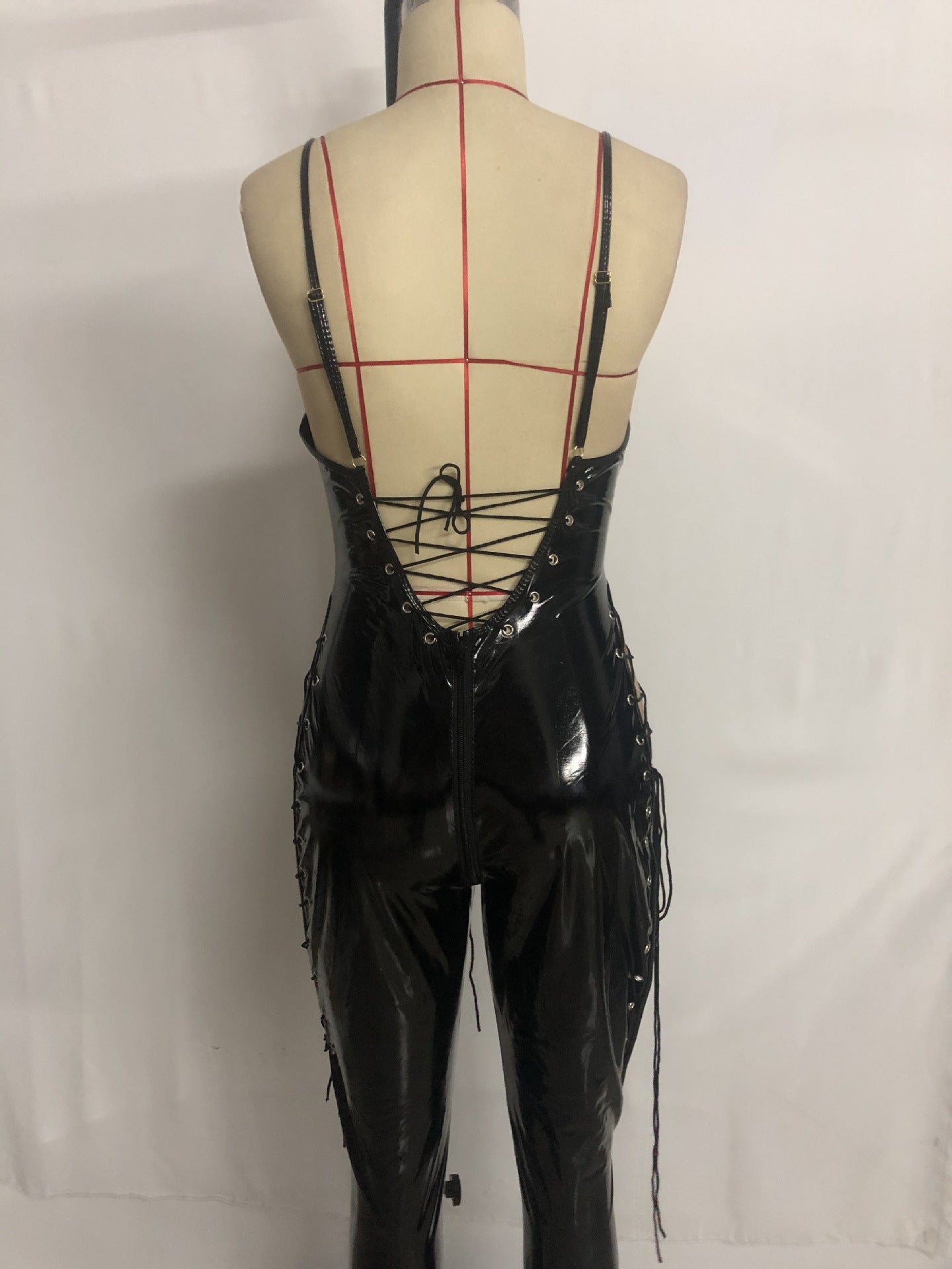 Red Sexy Bodysuit Slutty Bdsm Lingerie Teddy Fetish