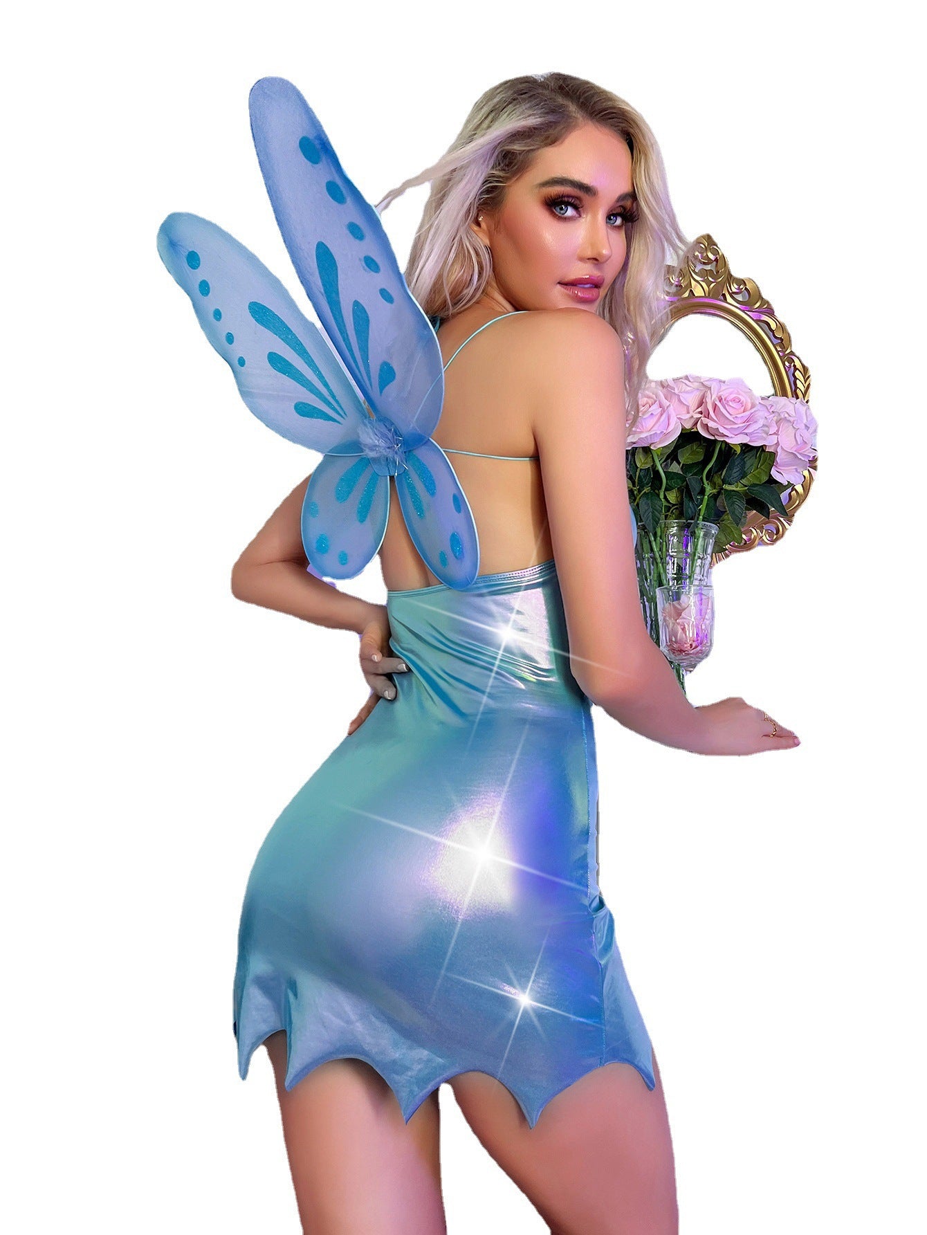 Blue Halloween Costumes Sexy Fairy