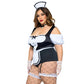 Plus Size Hot Halloween Sexy Maid Costume Extreme Lingerie Anime Bodysuit