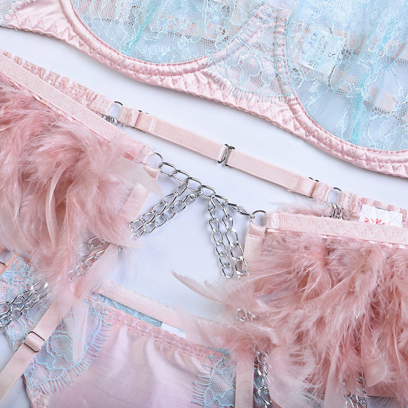 Hot Sheer Lace Lingerie Set Extreme Bra & Panty