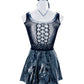 Black Mesh Playboy Bunny Costume Dress