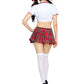 Revealing School Girl Costume Sexy Latina Cosplay Lingerie Dress Submissive