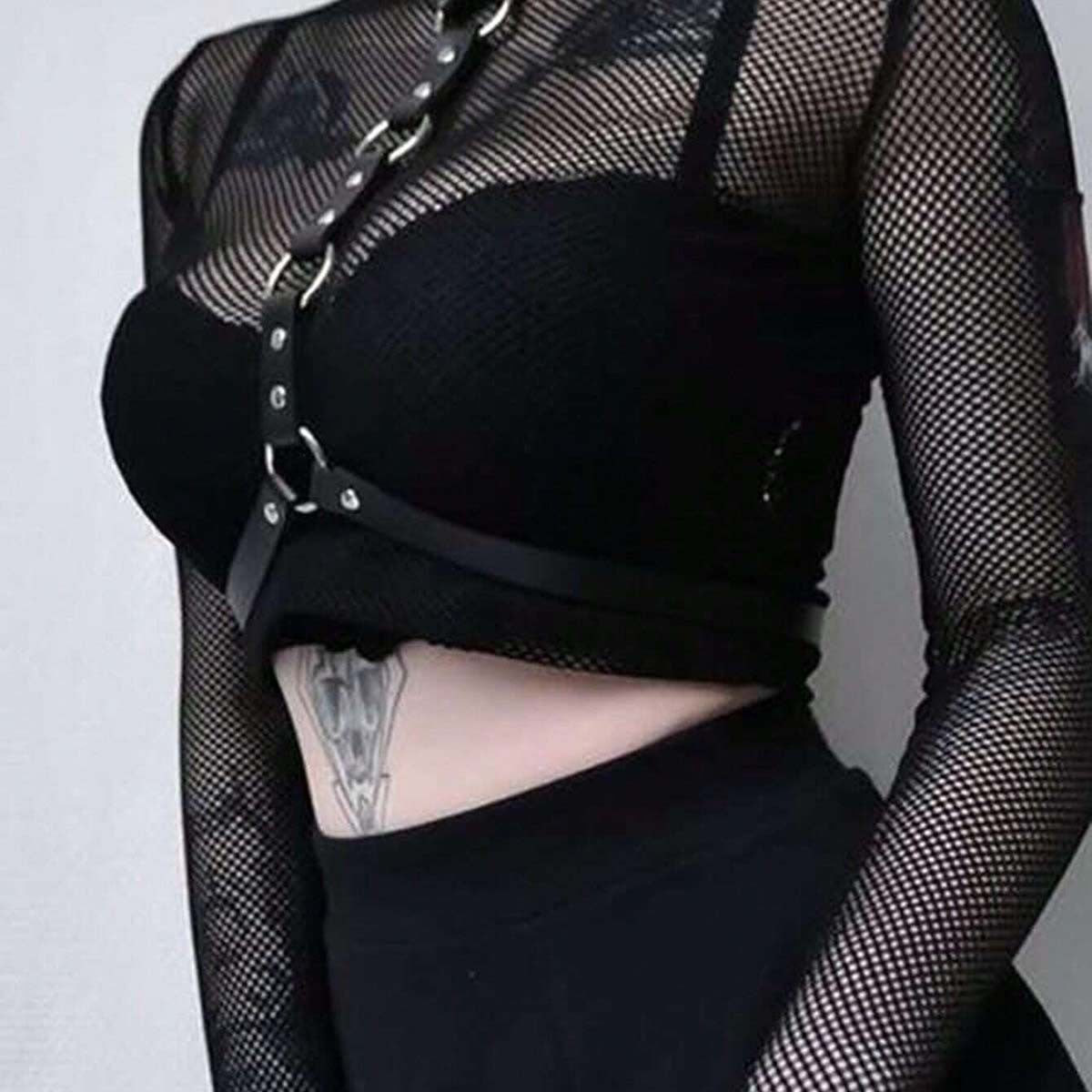 Leather Strap Chest Harness