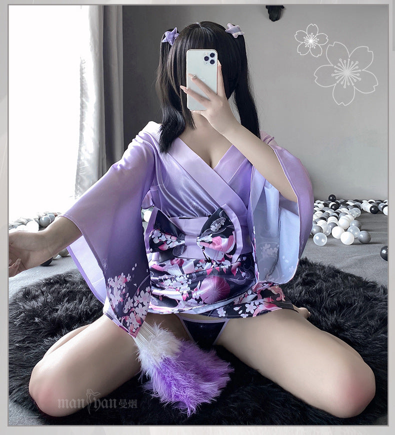 Off Shoulder Kimono Sexy