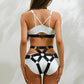 White White Bodysuit Sexy Lingerie Bondage Harness Hot Teddy