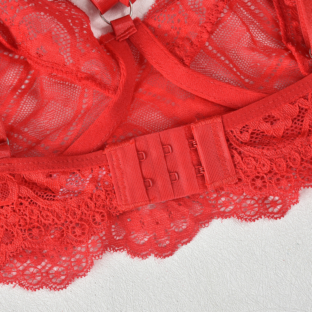Baby Blue Lace Sheer Lingerie