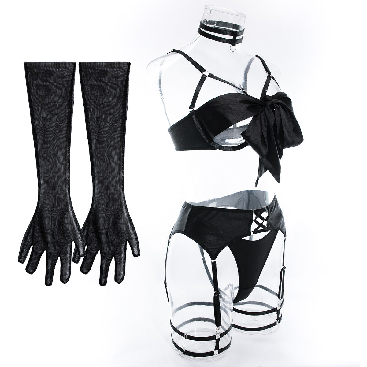 Bow Harness Lingerie
