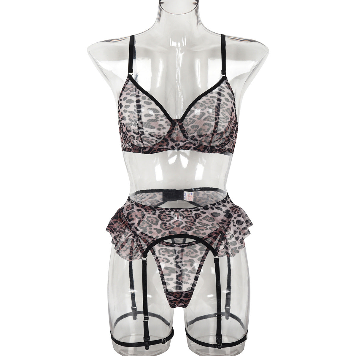 Sheer Lingerie Cougar Set