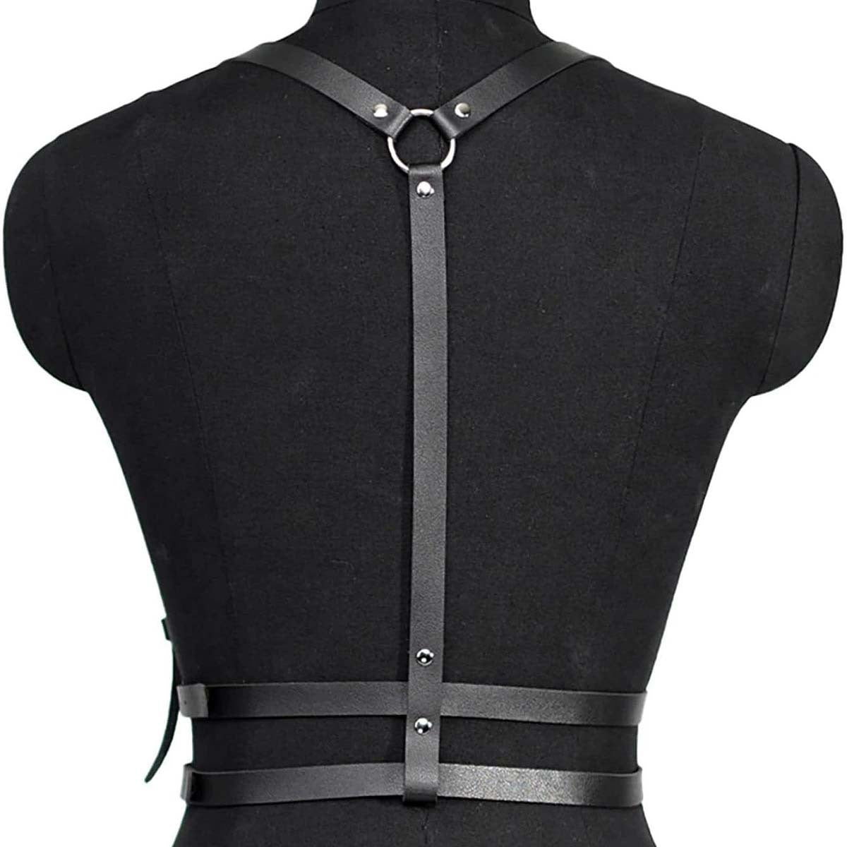 Womans Leather Harness Belt