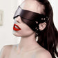 Harness leather Blindfold