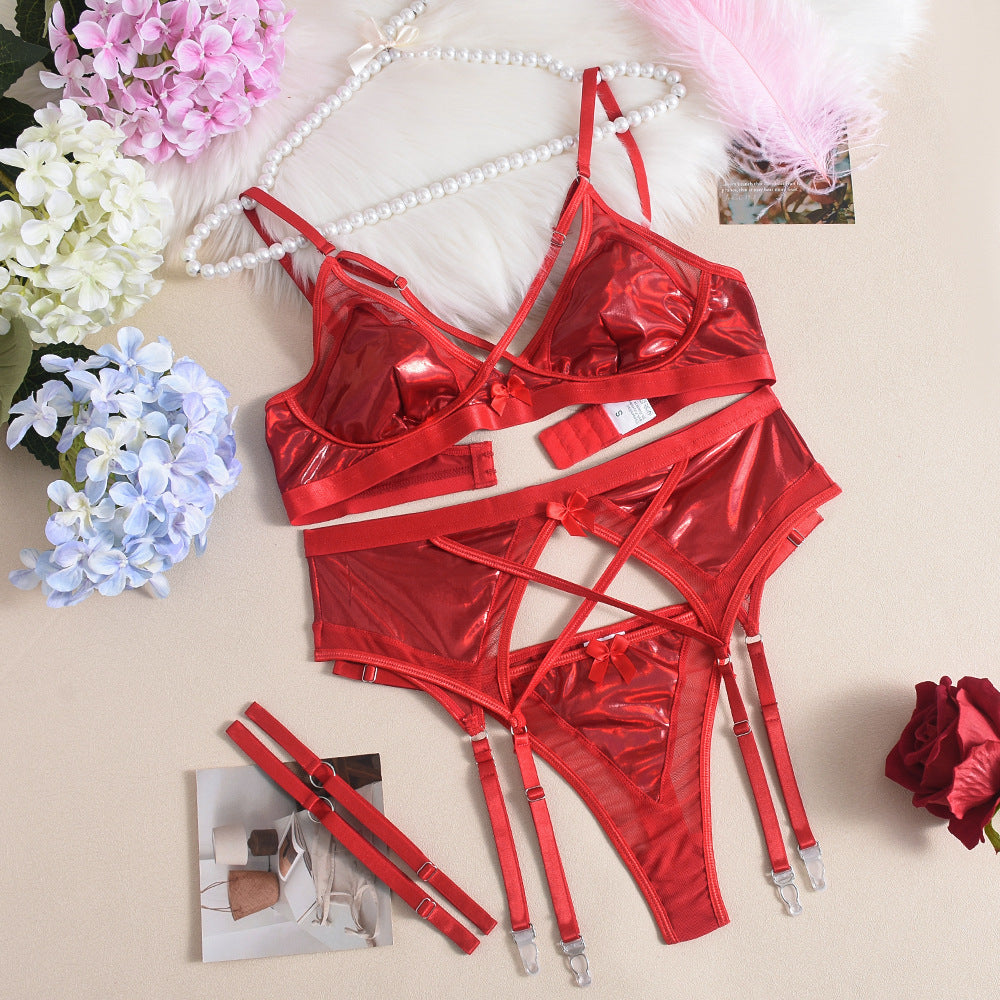 Sheer Lingerie Red Bra