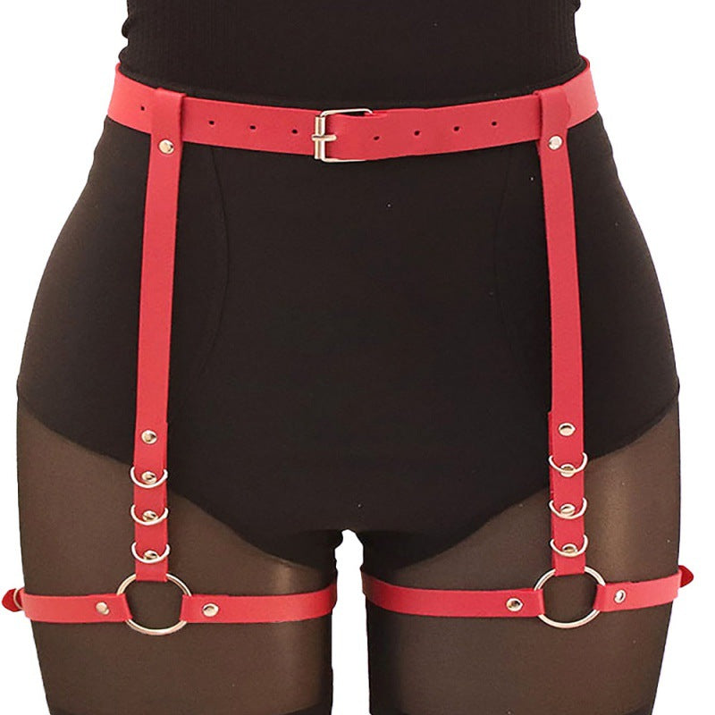 Bdsm Legs To Head Harness
