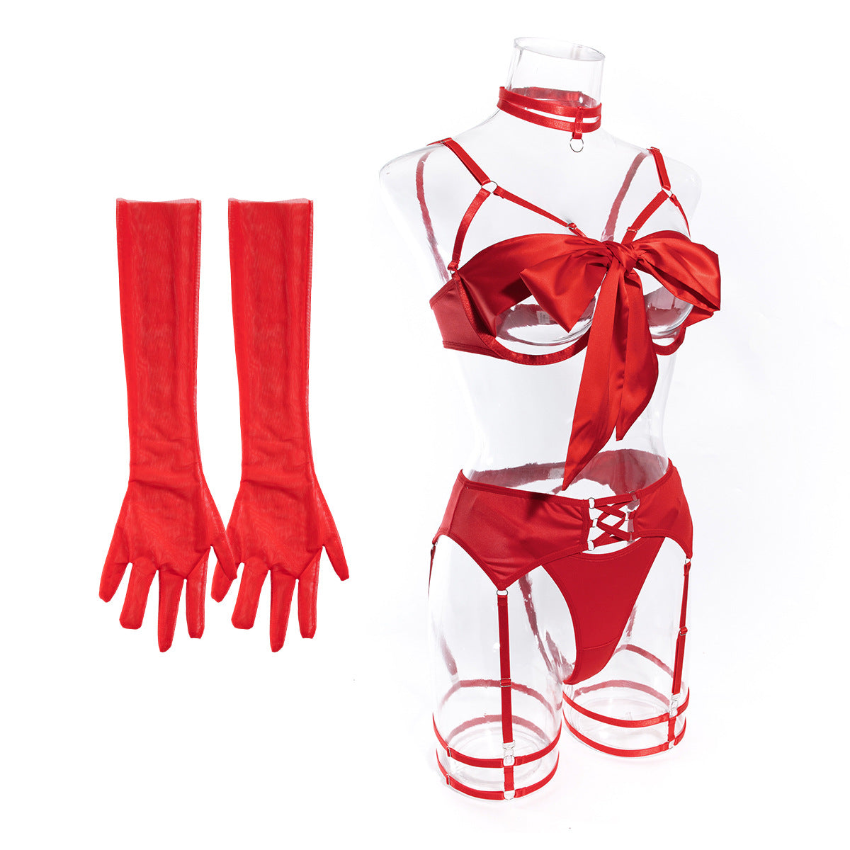 Bow Harness Lingerie