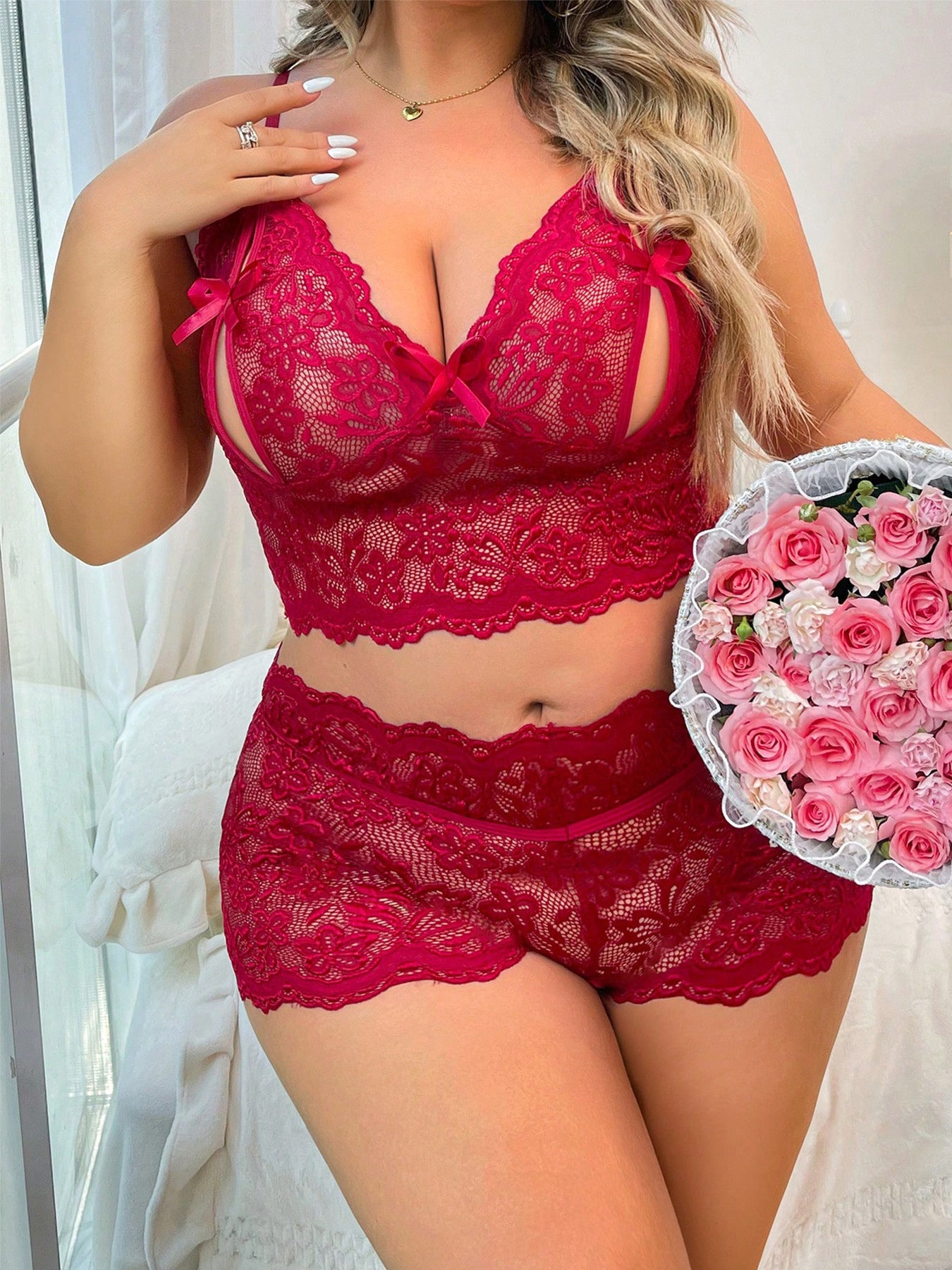 Plus Size Lingerie Sheer
